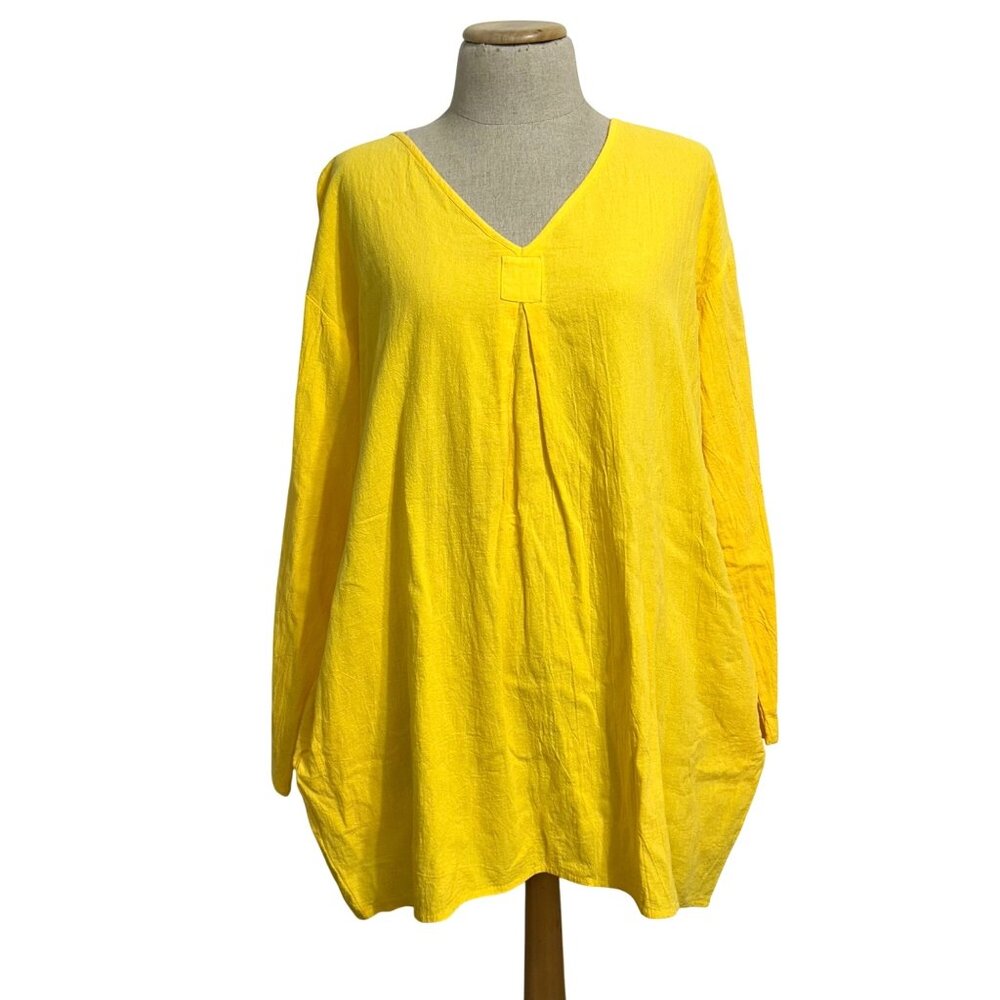 Misslook Women's Sz Large Yellow Long Sleeve
